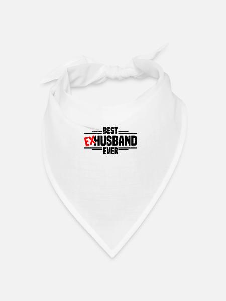 Scheidung Trennung Ehe Ex Scheidungsparty - Bandana Dreieckstuch - Weiß
