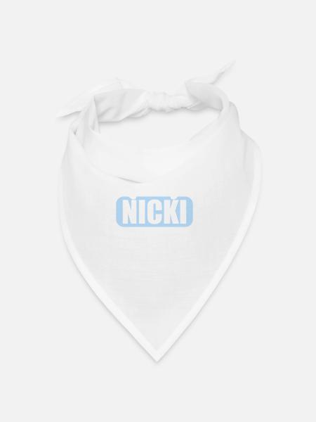 DDR Ostdeutschland Osten Ossi Lieblings Nicki - Bandana Dreieckstuch - Weiß
