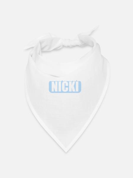 DDR Osten Ossi Letztes sauberes Nicki - Bandana Dreieckstuch - Weiß