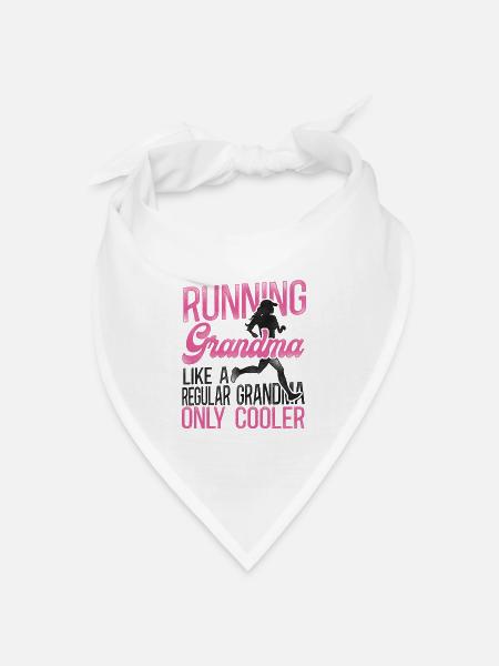 Running Runner Half Marathon - Bandana Dreieckstuch - Weiß