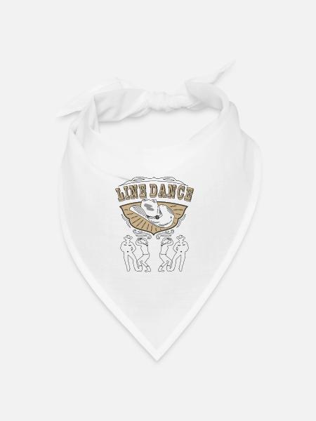 LINE DANCE - Bandana Dreieckstuch - Weiß