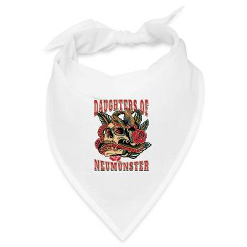 Neumünster Frau Geschenk daughters of Neumünster - Bandana Dreieckstuch - Weiß - Vorne