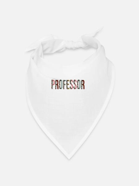 Professor - Bandana Dreieckstuch - Weiß