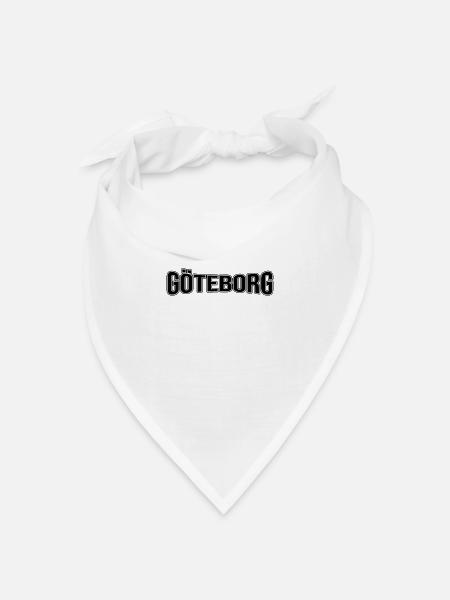 Göteborg - Bandana Dreieckstuch - Weiß