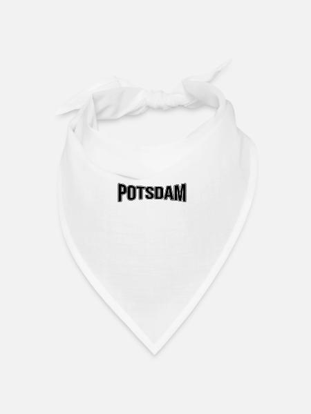 Potsdam - Bandana Dreieckstuch - Weiß
