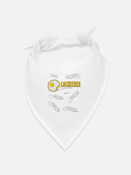 LACKIERER - Bandana Dreieckstuch - Weiß