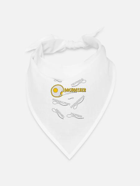 DACHDECKER - Bandana Dreieckstuch - Weiß