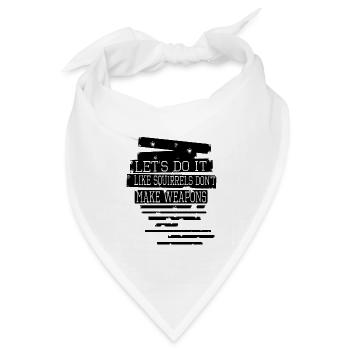 heart present idea happy birthday present - Bandana Dreieckstuch - Weiß - Vorne