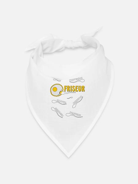 FRISEUR - Bandana Dreieckstuch - Weiß