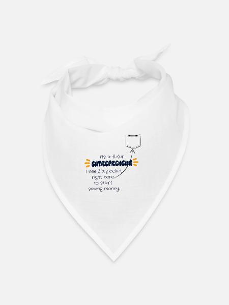 zukünftiger Unternehmer - Bandana Dreieckstuch - Weiß