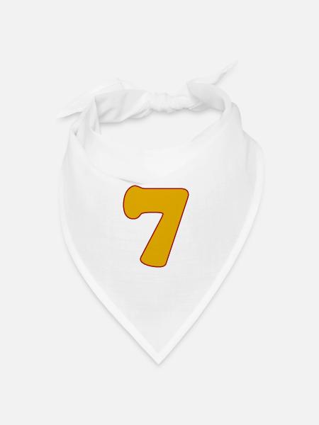 7 - Bandana Dreieckstuch - Weiß