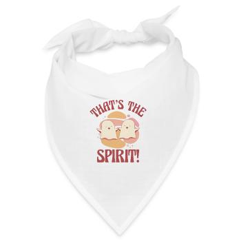 Geist Geist Urkomisch Niedlich Freunde Wortspiel - Bandana Dreieckstuch - Weiß - Vorne