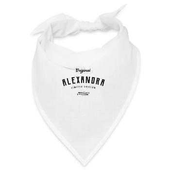 Alexandra Limited Edition - Bandana Dreieckstuch - Weiß - Vorne