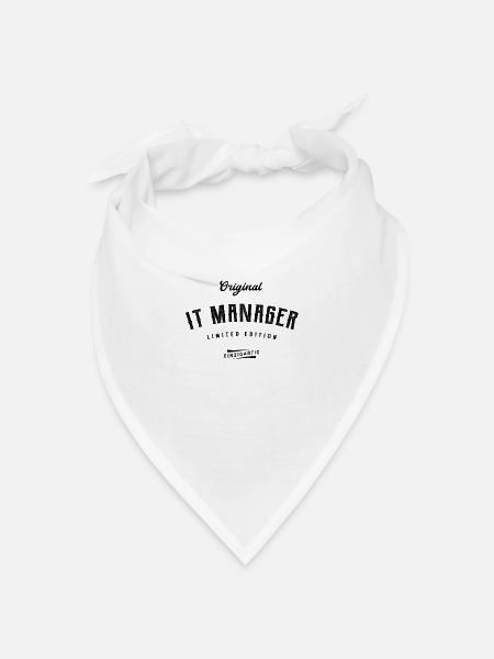 IT Manager Limited Edition - Bandana Dreieckstuch - Weiß