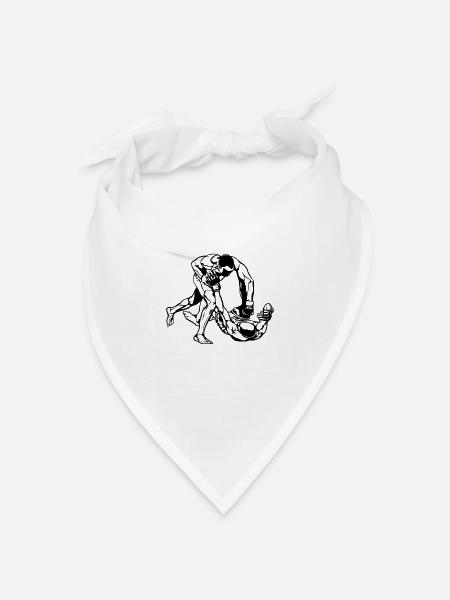 MMA Gemischte Kampfsportarten - Bandana Dreieckstuch - Weiß