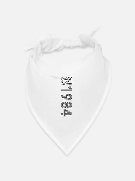 Limited Edition 1984 - Bandana Dreieckstuch - Weiß