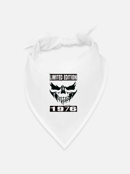 Limited Edition 1976 - Bandana Dreieckstuch - Weiß