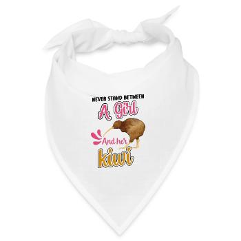 Neuseeland - Bandana Dreieckstuch - Weiß - Vorne