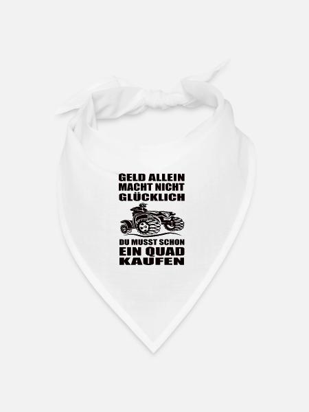 Quad - Bandana Dreieckstuch - Weiß