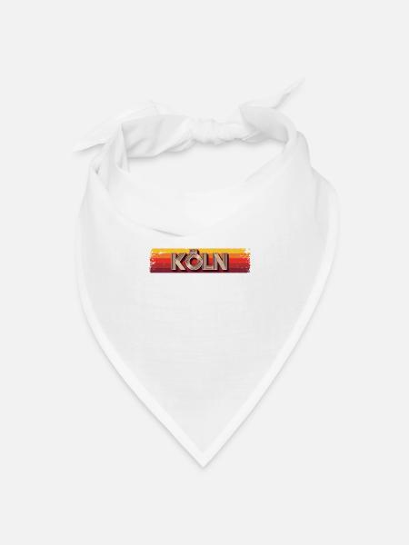 Kölnerin Kölner Köln - Bandana Dreieckstuch - Weiß