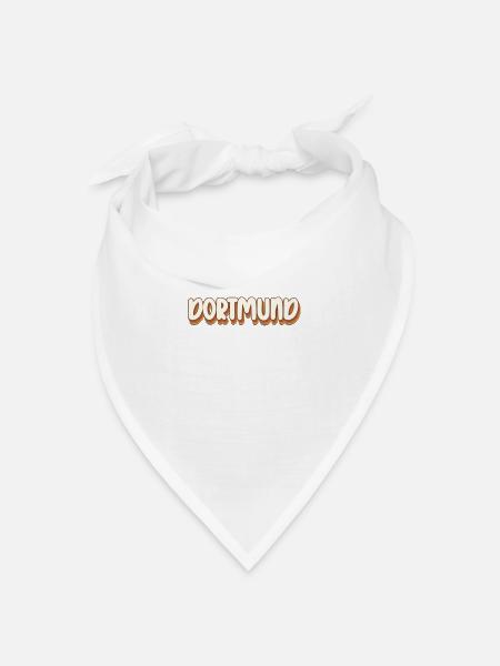 Dortmunderin Dortmunder Dortmund - Bandana Dreieckstuch - Weiß