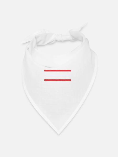 Mannheimerin Mannheimer Mannheim - Bandana Dreieckstuch - Weiß