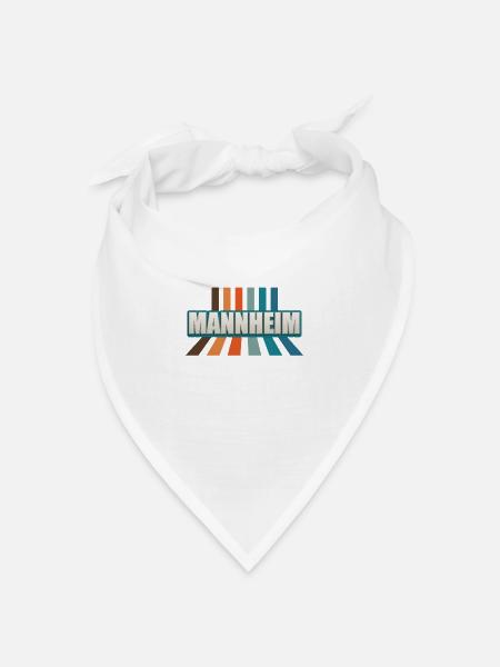 Mannheimerin Mannheimer Mannheim - Bandana Dreieckstuch - Weiß