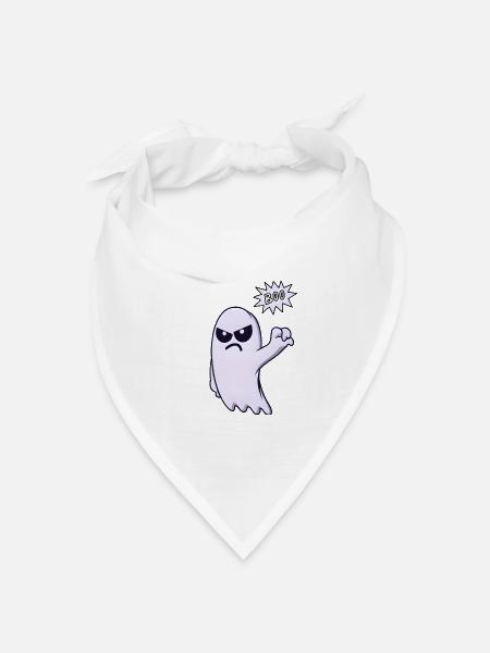 Ghost Of Disapproval - Bandana Dreieckstuch - Weiß