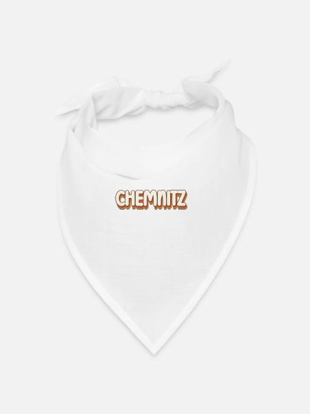 Chemnitzerin Chemnitzer Chemnitz - Bandana Dreieckstuch - Weiß