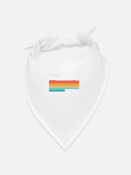 Magdeburgerin Magdeburger Magdeburg - Bandana Dreieckstuch - Weiß