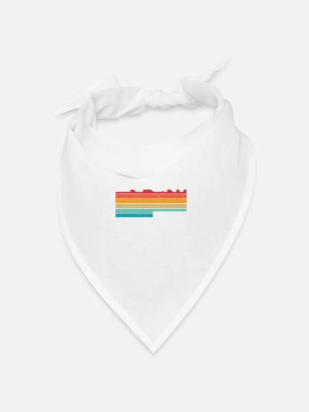 Erfurterin Erfurter Erfurt - Bandana Dreieckstuch - Weiß