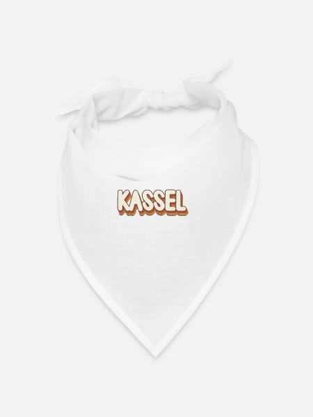Kasselerin Kasseler Kassel - Bandana Dreieckstuch - Weiß