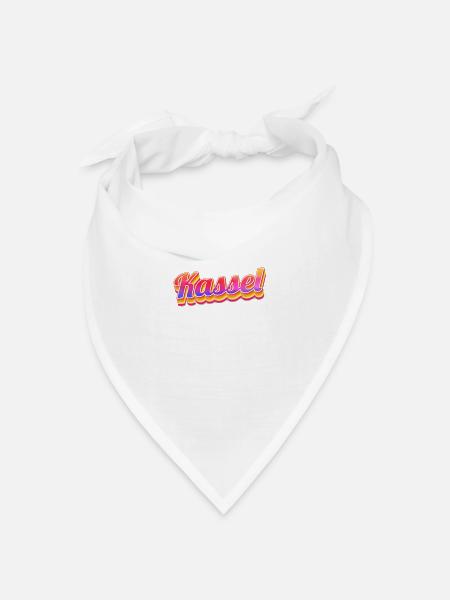 Kasselerin Kasseler Kassel - Bandana Dreieckstuch - Weiß
