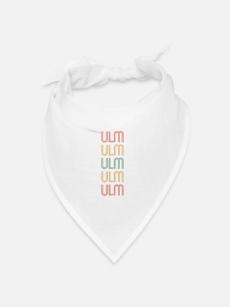 Ulmerin Ulmer Ulm - Bandana Dreieckstuch - Weiß