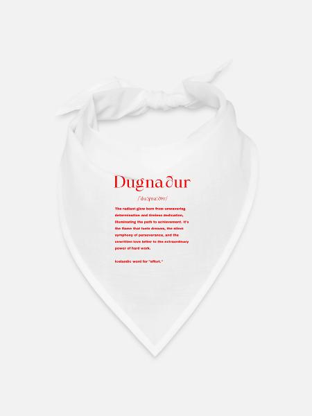 Isländisch Definition - Bandana Dreieckstuch - Weiß