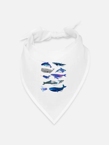 Wale - Bandana Dreieckstuch - Weiß