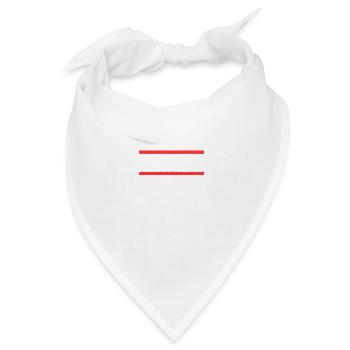Neumünster Neumünsteranerin Neumünsteraner - Bandana Dreieckstuch - Weiß - Vorne