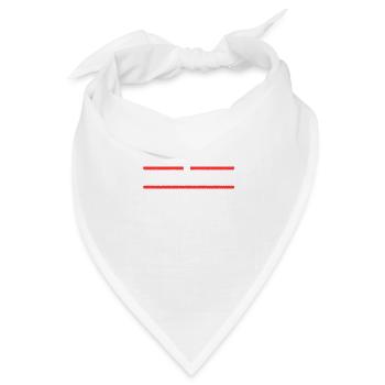 Neumünster Neumünsteranerin Neumünsteraner - Bandana Dreieckstuch - Weiß - Vorne