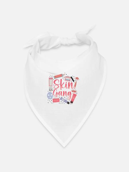 Cute Licensed Esthetician Skincare - Bandana Dreieckstuch - Weiß