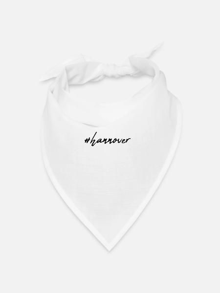 Hannover - Bandana Dreieckstuch - Weiß