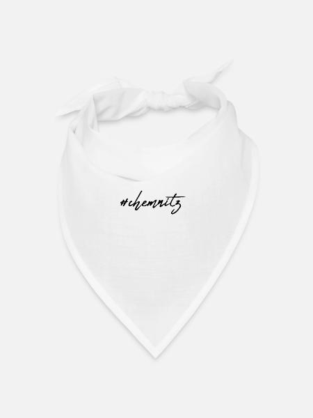 Chemnitz - Bandana Dreieckstuch - Weiß
