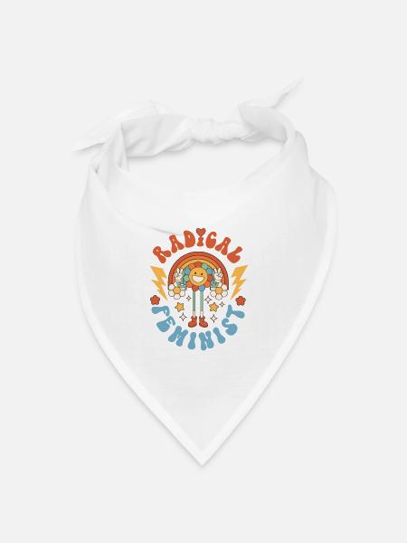 Feminist Radical Feminist - Bandana Dreieckstuch - Weiß