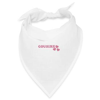 Cousine - Bandana Dreieckstuch - Weiß - Vorne