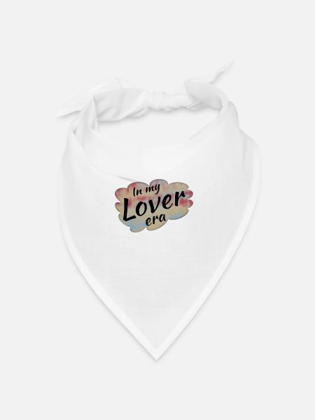 WOLKE HERZ IN MY LOVER ERA - Bandana Dreieckstuch - Weiß