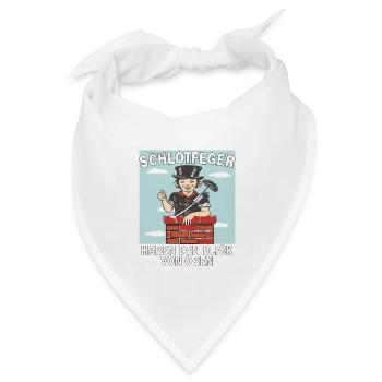 SCHLOTFEGER HABEN DEN BLICK VON OBEN - Bandana Dreieckstuch - Weiß - Vorne