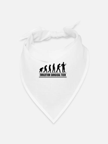 Chirurgisch-technischer Assistent Chirurg - Bandana Dreieckstuch - Weiß