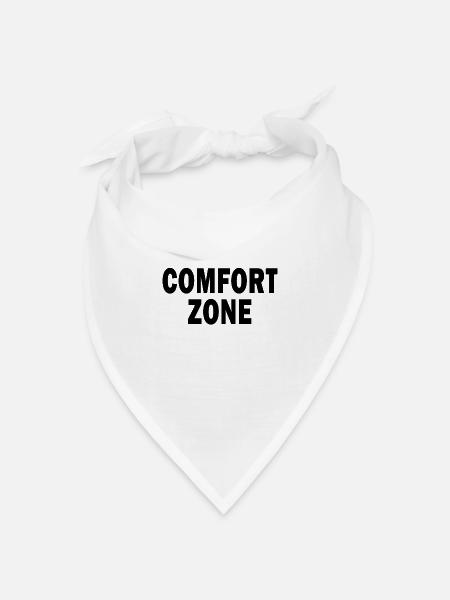 Comfort Zone - Bandana Dreieckstuch - Weiß