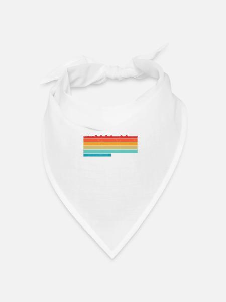 Schwarzwald - Bandana Dreieckstuch - Weiß