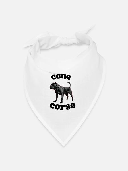 Cane Corso - Bandana Dreieckstuch - Weiß