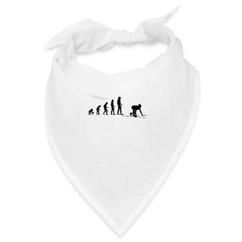 Sprint-Start - Geschenk - Bandana Dreieckstuch - Weiß - Vorne